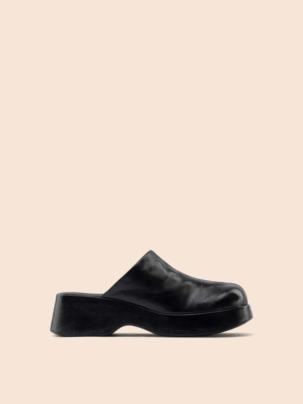 MAGUIRE Black Leather Slip-On Women’s Loafers